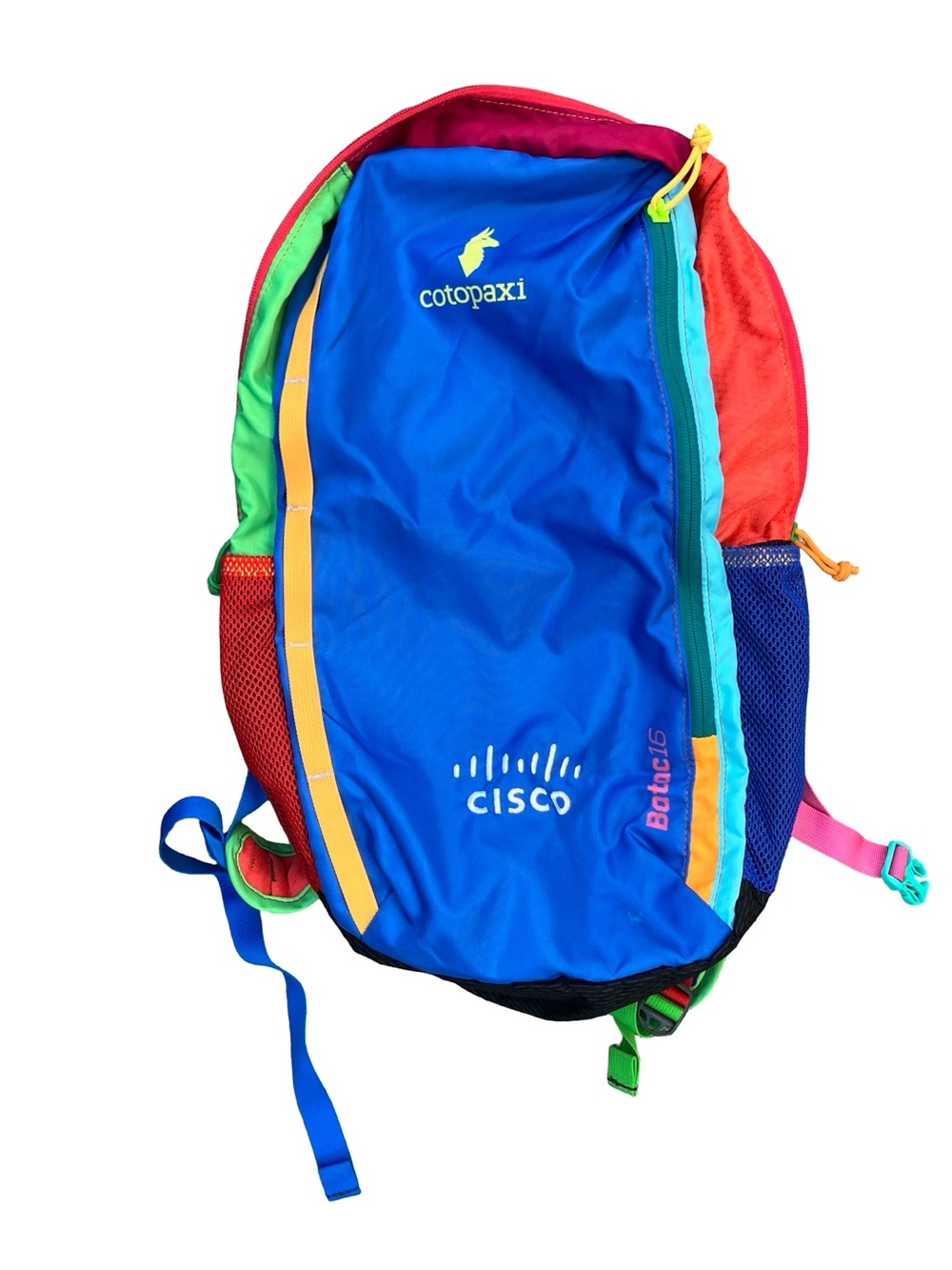 cotopaxi Multicolor Blue Front Batac 16 Backpack with Cisco Collab
